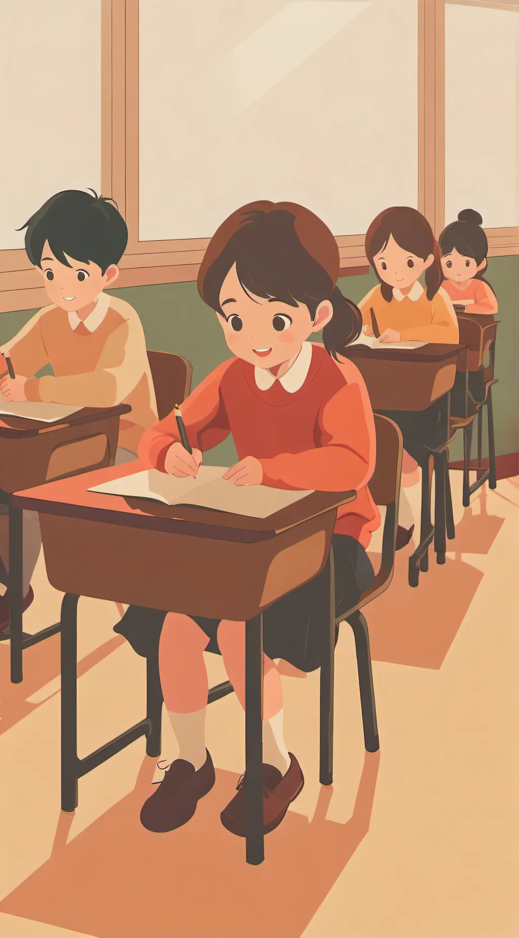 ai character: school background