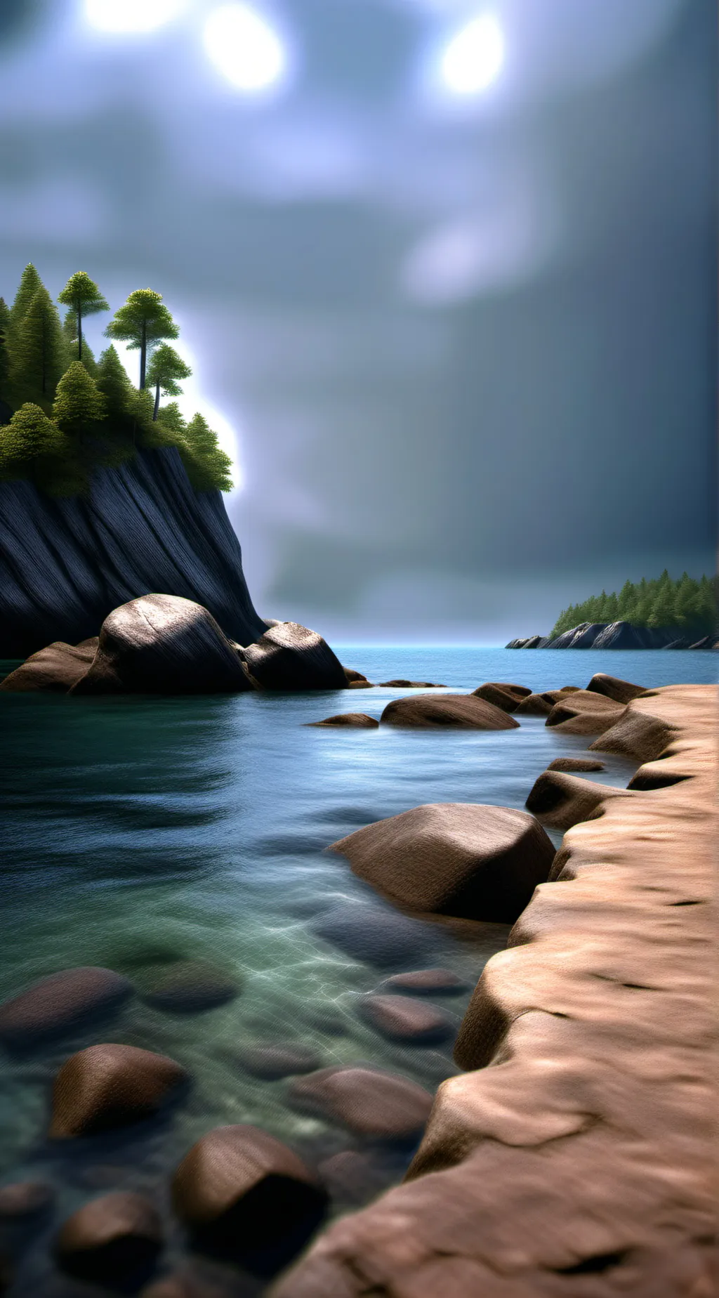ai character: Wolf Island 2.0 background