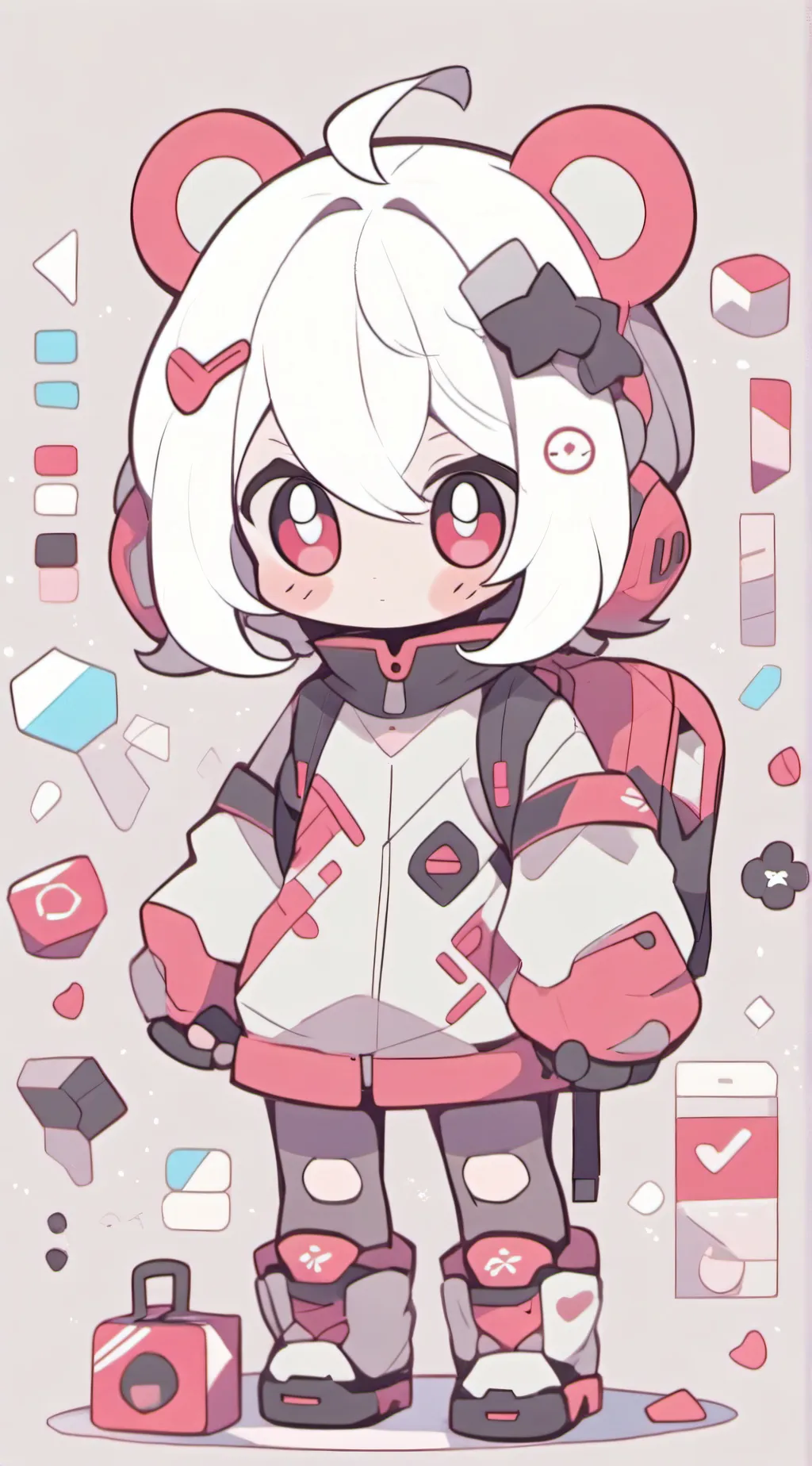 ai character: Bubbles476 background