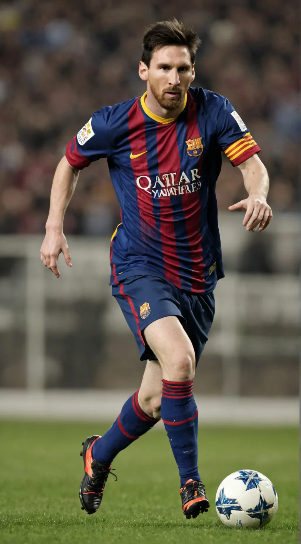 ai character: Lionel Messi background