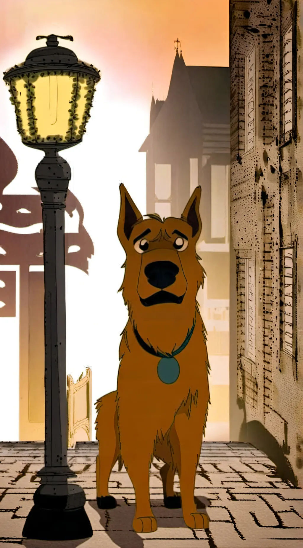 ai character: Scooby-Doo  background