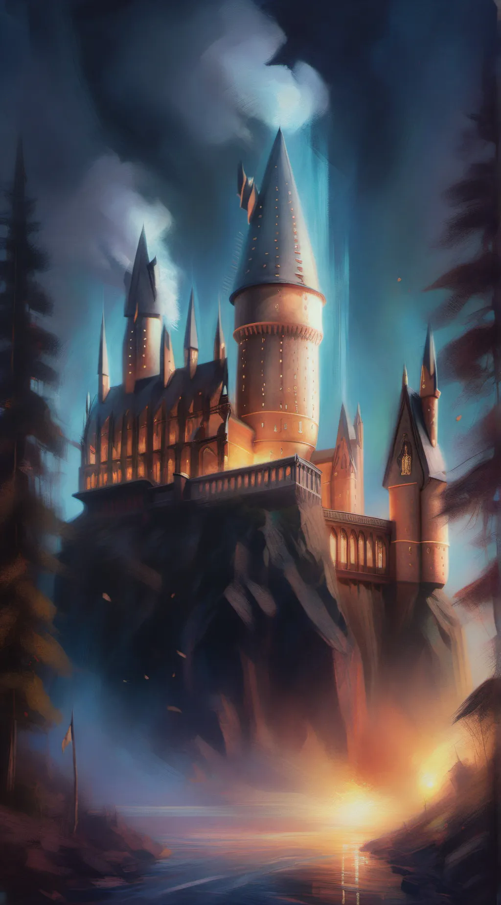 ai character: Hogwarts GC background