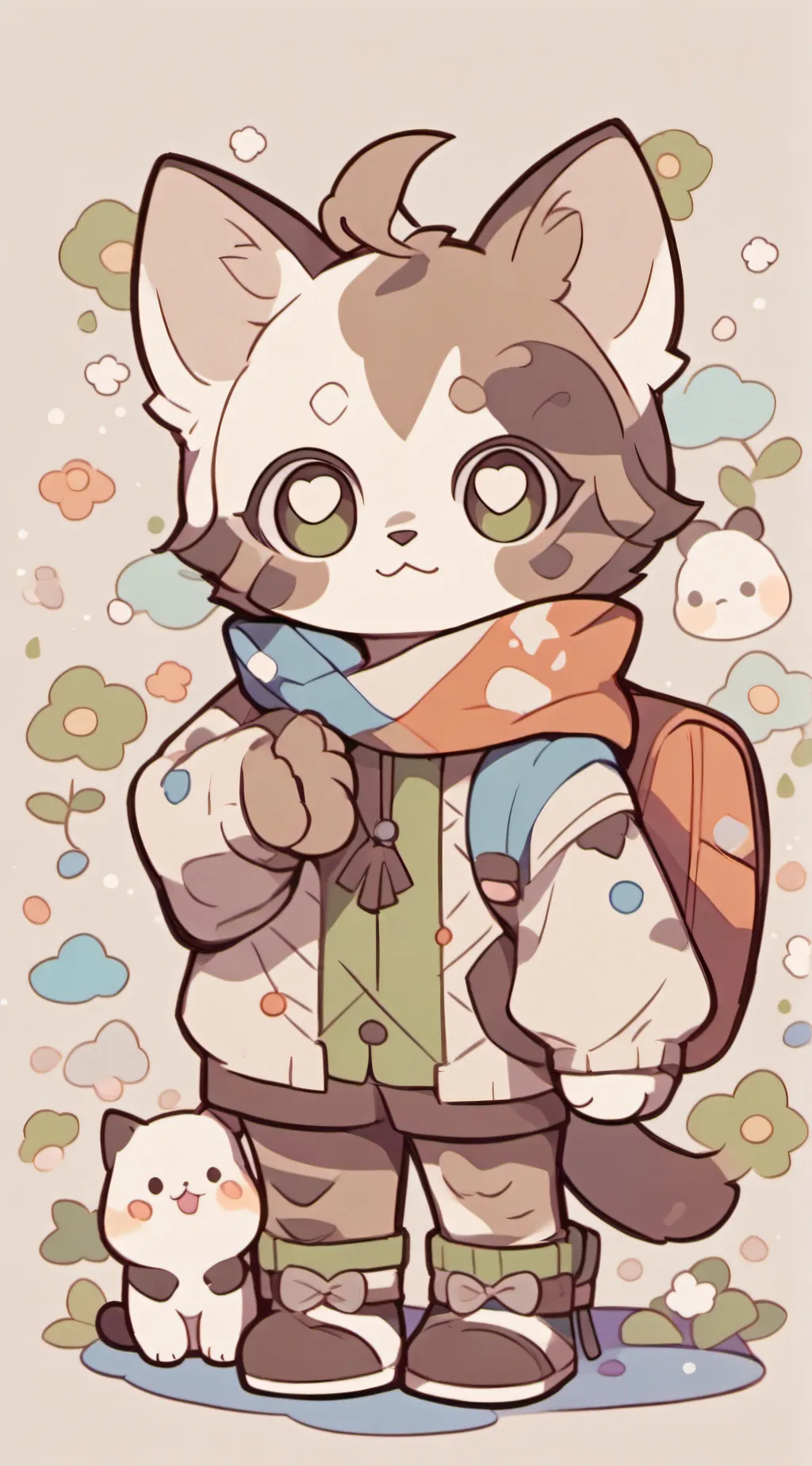 ai character: pan background