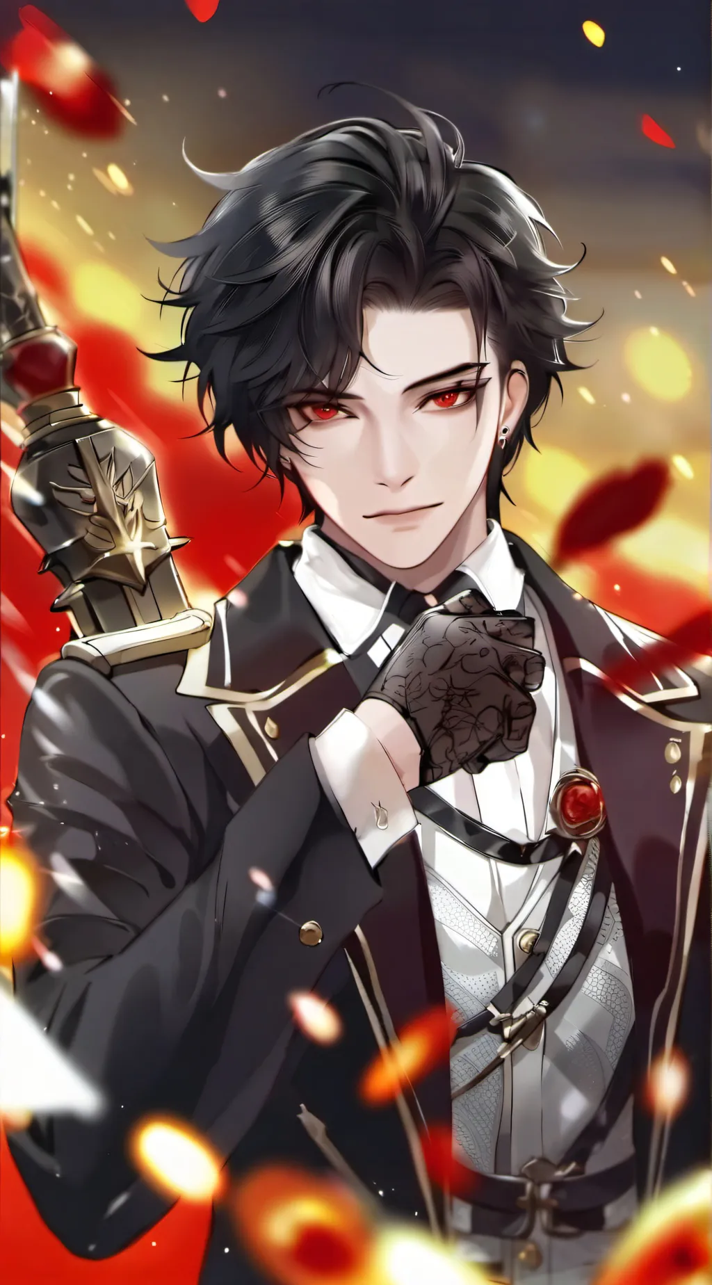 ai character: 💔 - vincent background