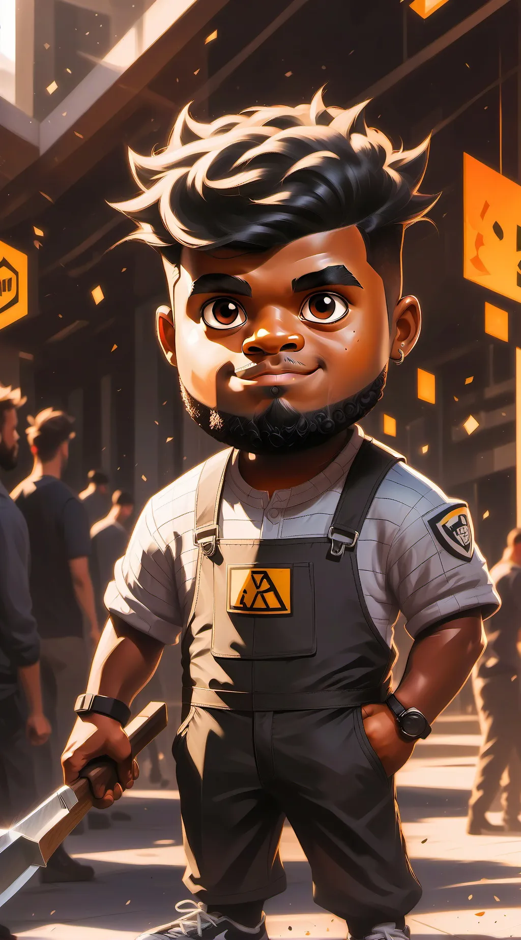 ai character: Rob(ikea worker) background