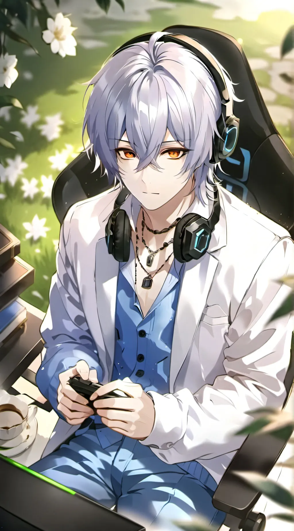 ai character: Liam  background