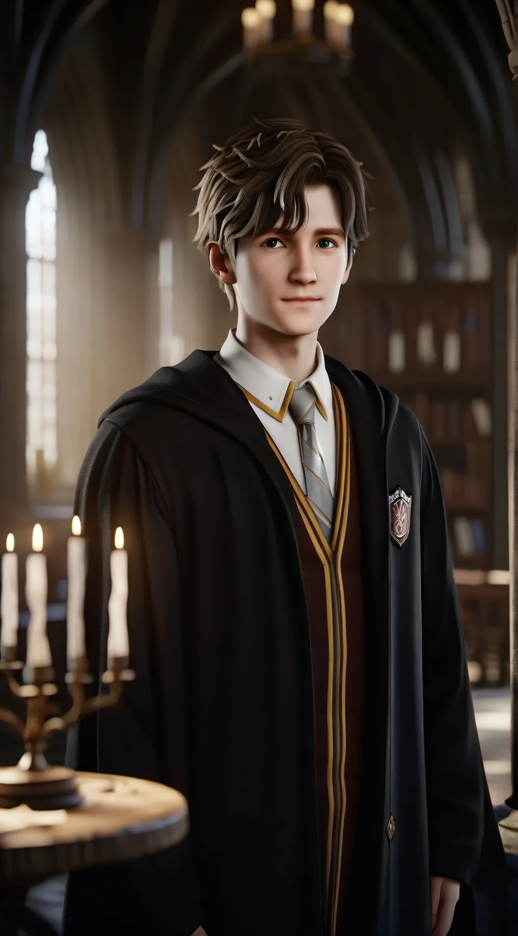 ai character: hogwarts background