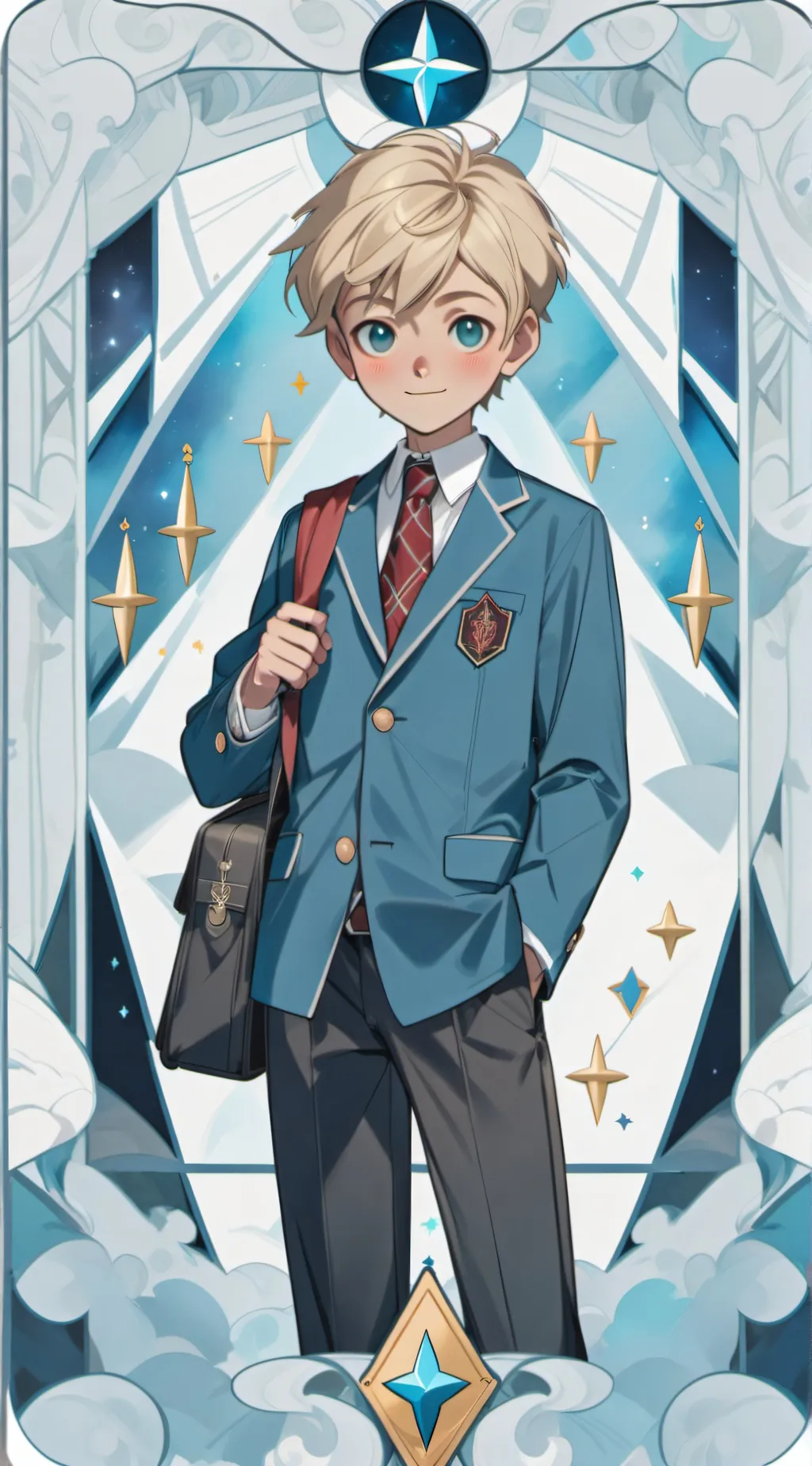 ai character: Adrian. background