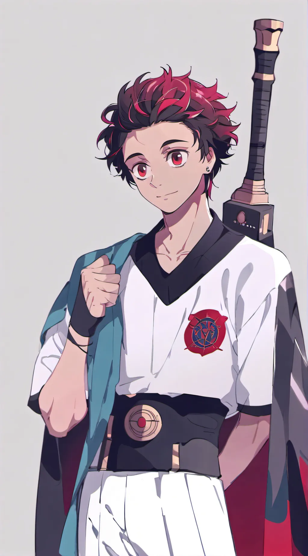 ai character: Tanjiro Kamado background