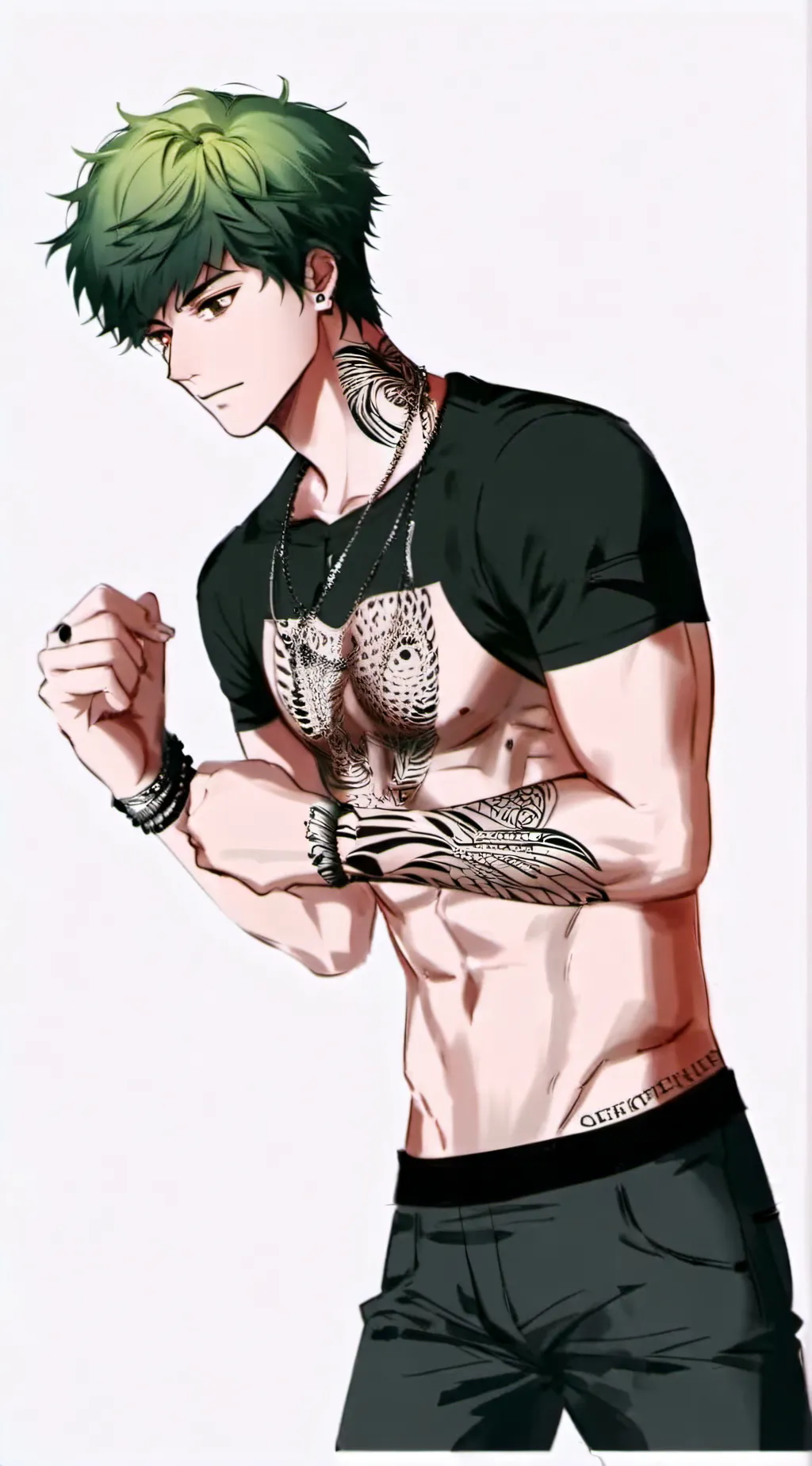 ai character: bakedeku 7  background