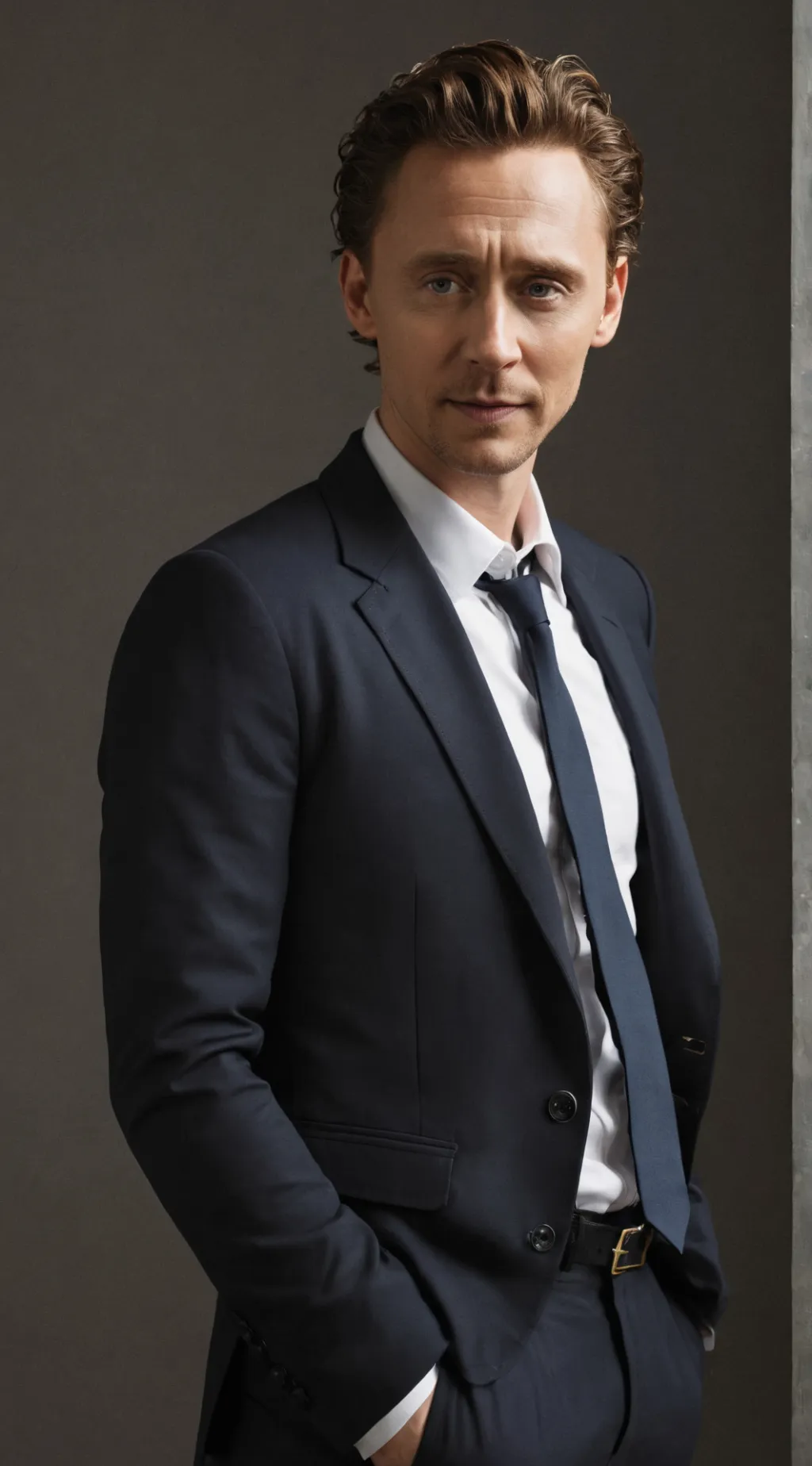 ai character: Tom hiddleston  background