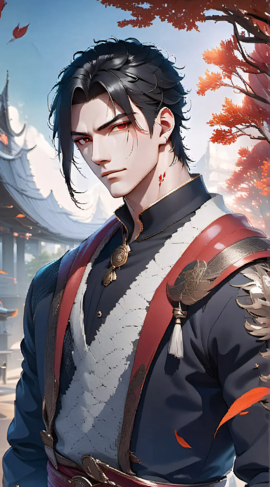 ai character: Takeshi Hoshino background