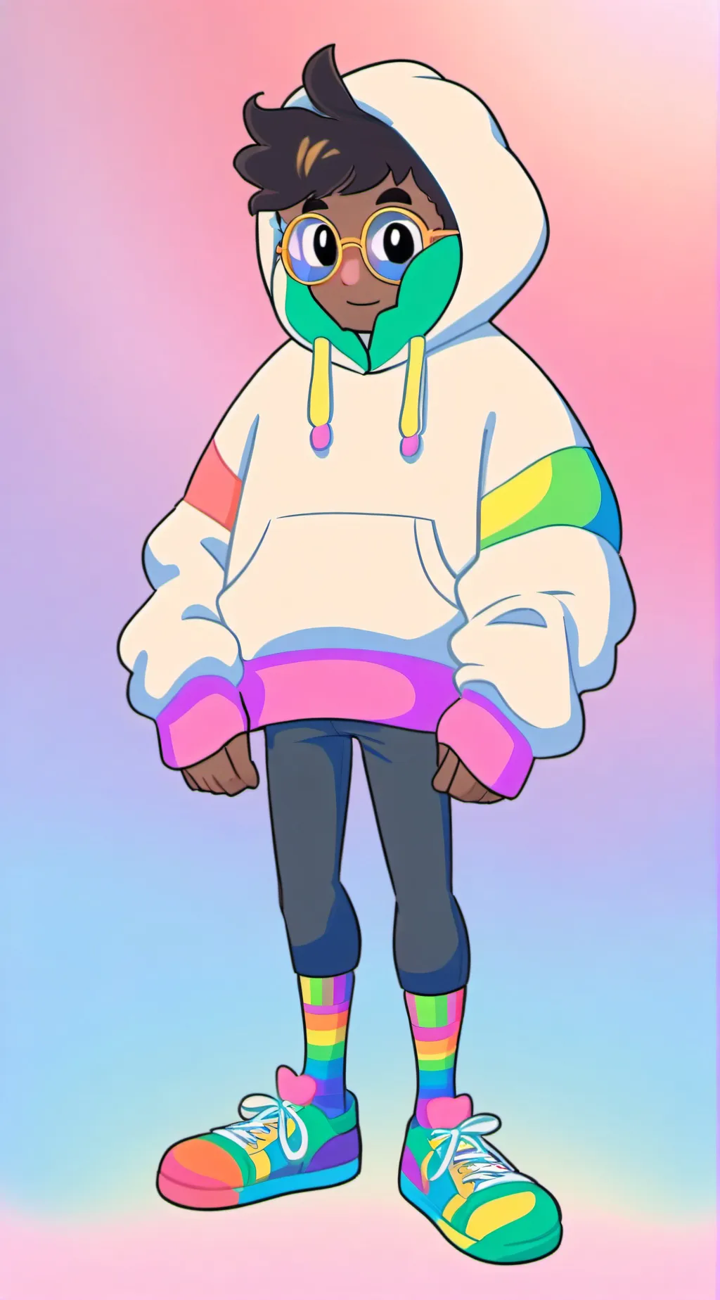 ai character: Fruit cake background