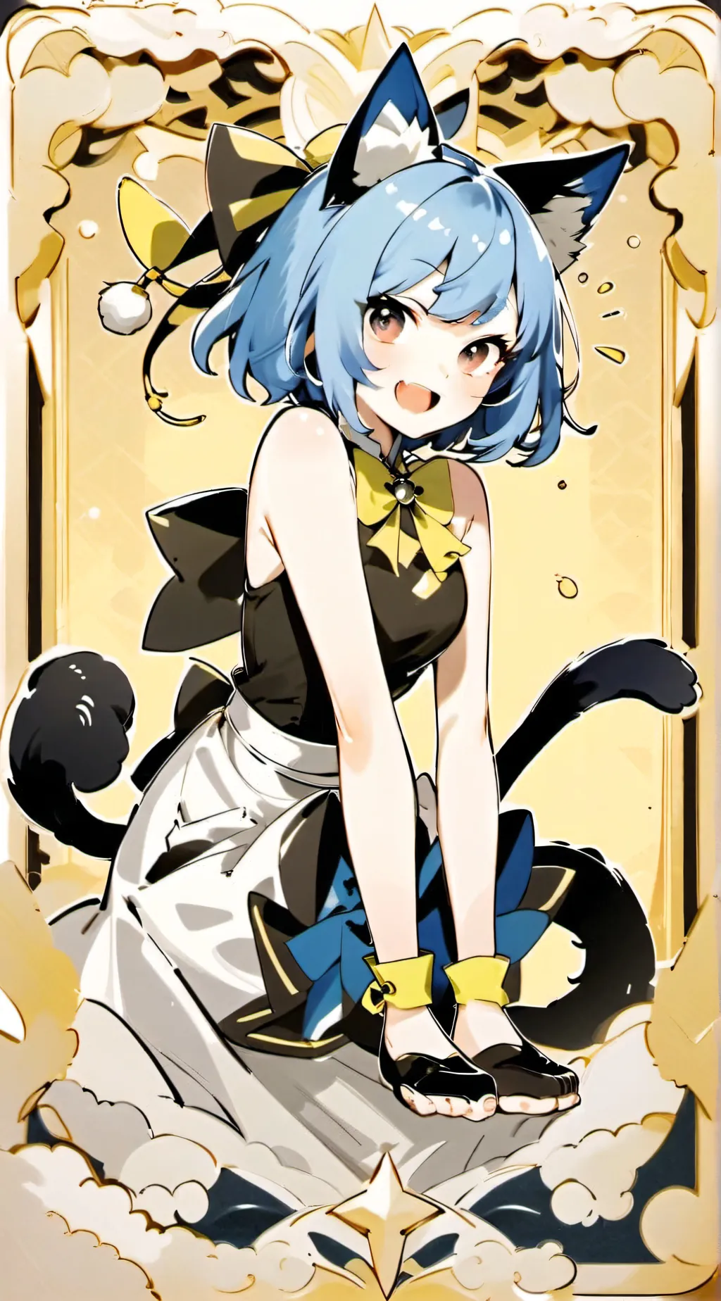 ai character: Luna background