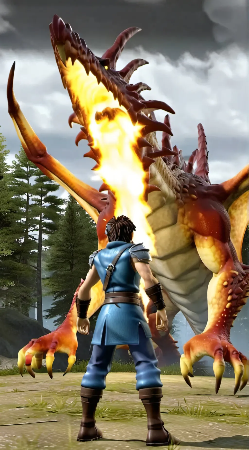 ai character: Ferno vs Tom background