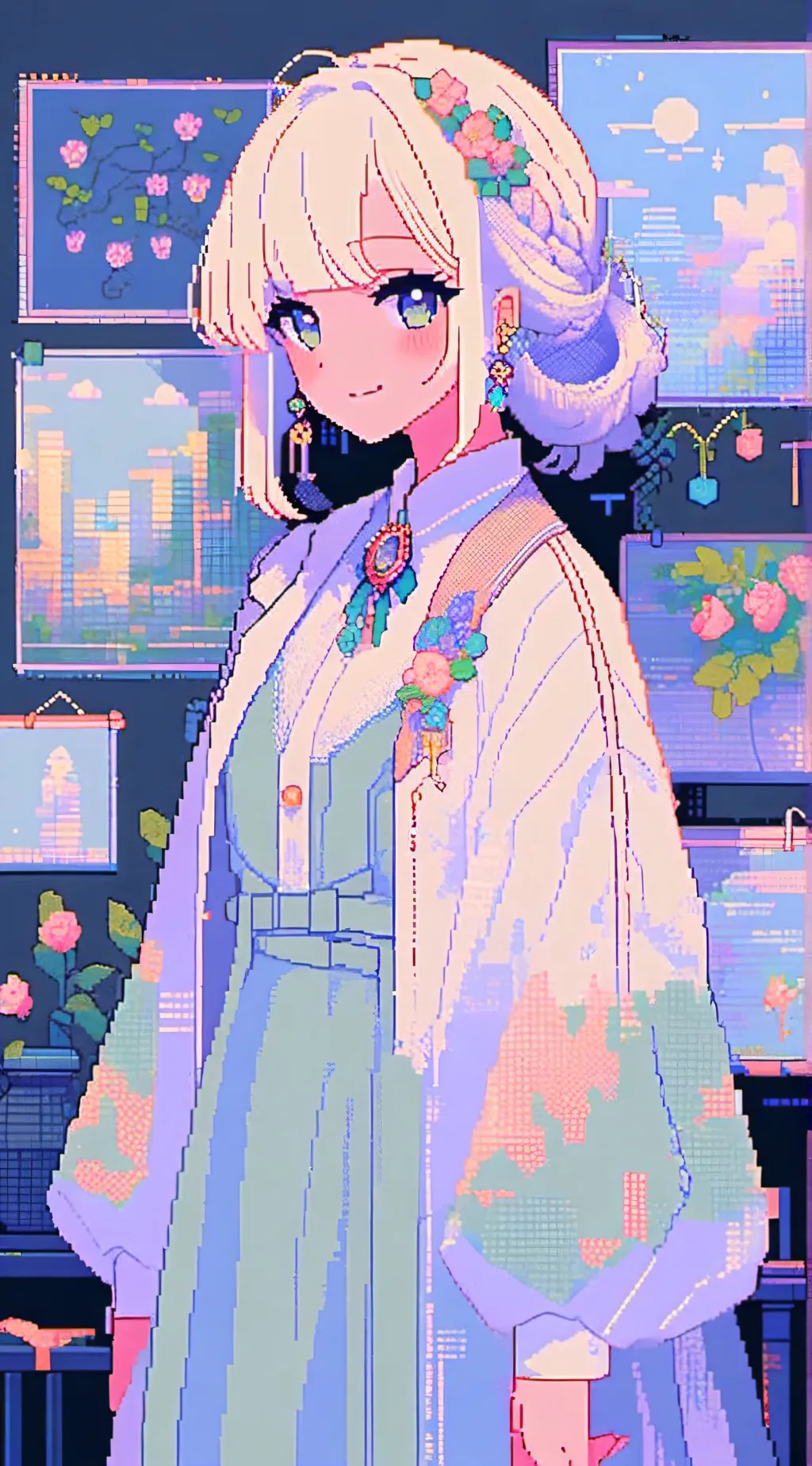 ai character: Emmy  background