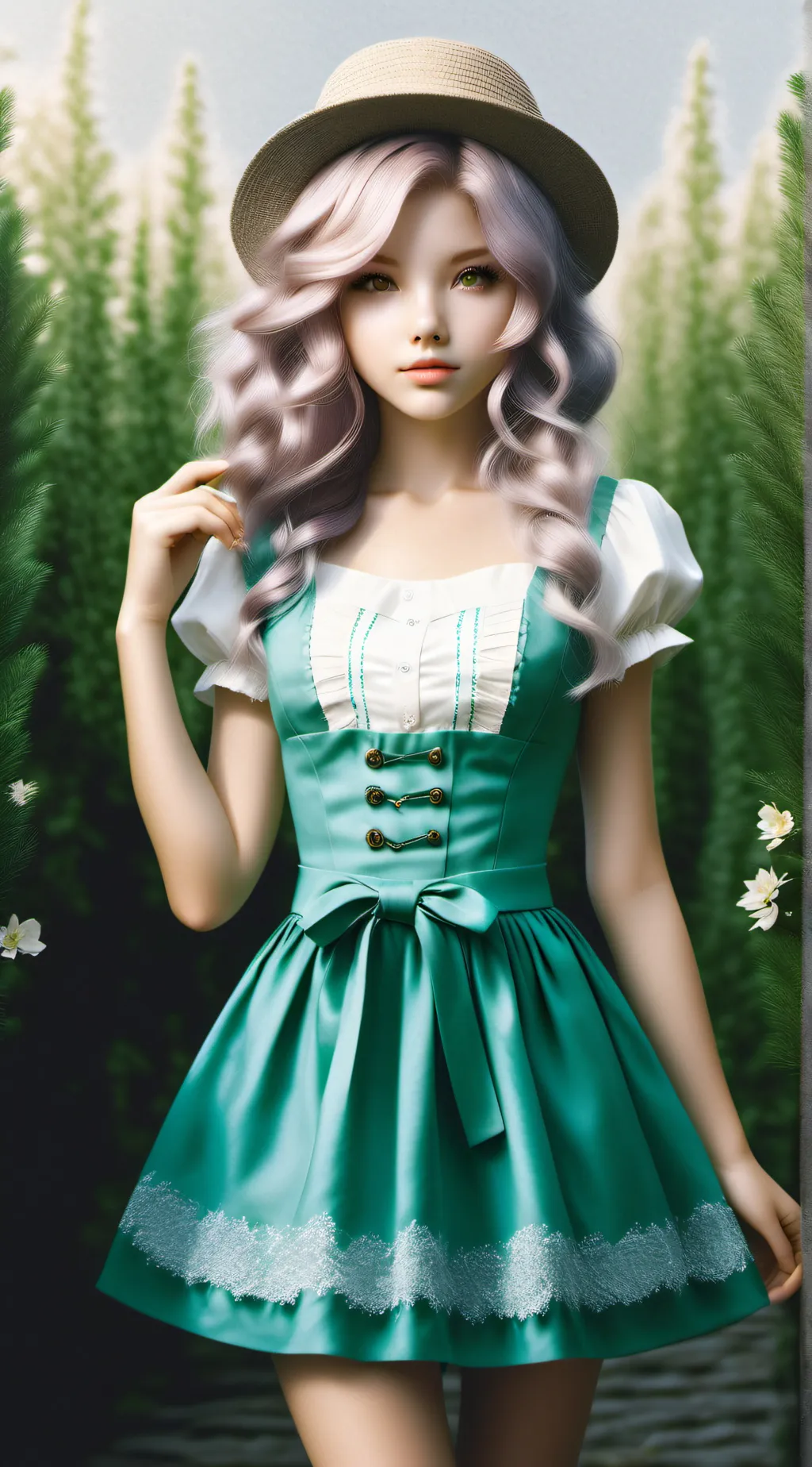 ai character: Elizabeth. background