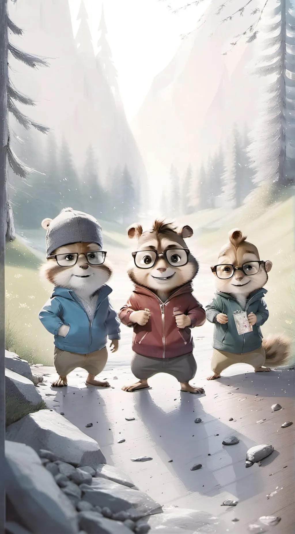 ai character: Alvin/chipmunk background