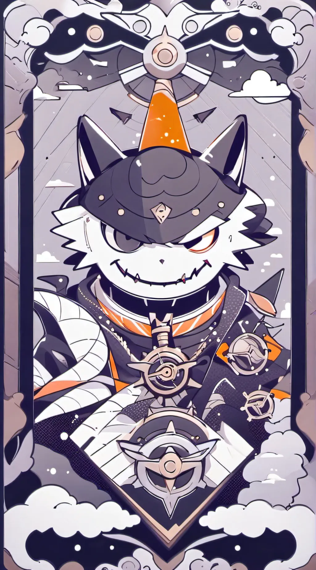 ai character: monster school  background