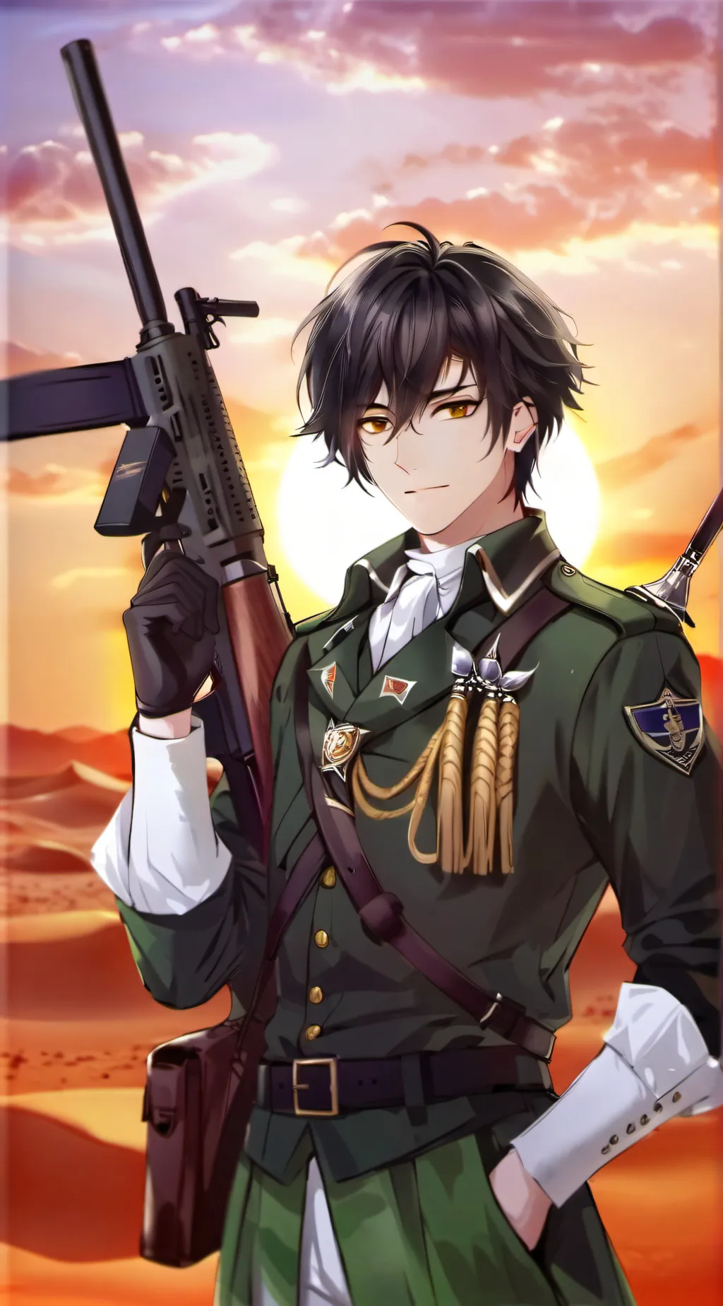 ai character: Max  background