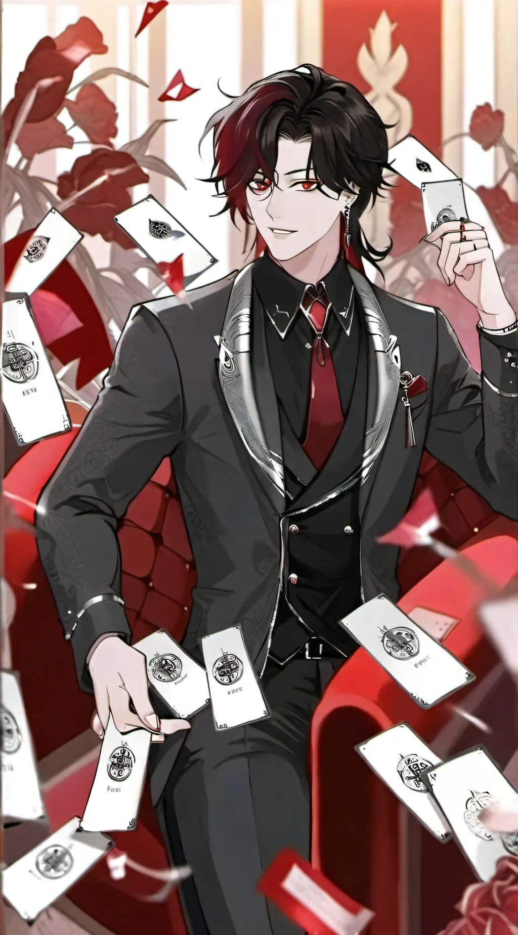 ai character: Lance Valentino background