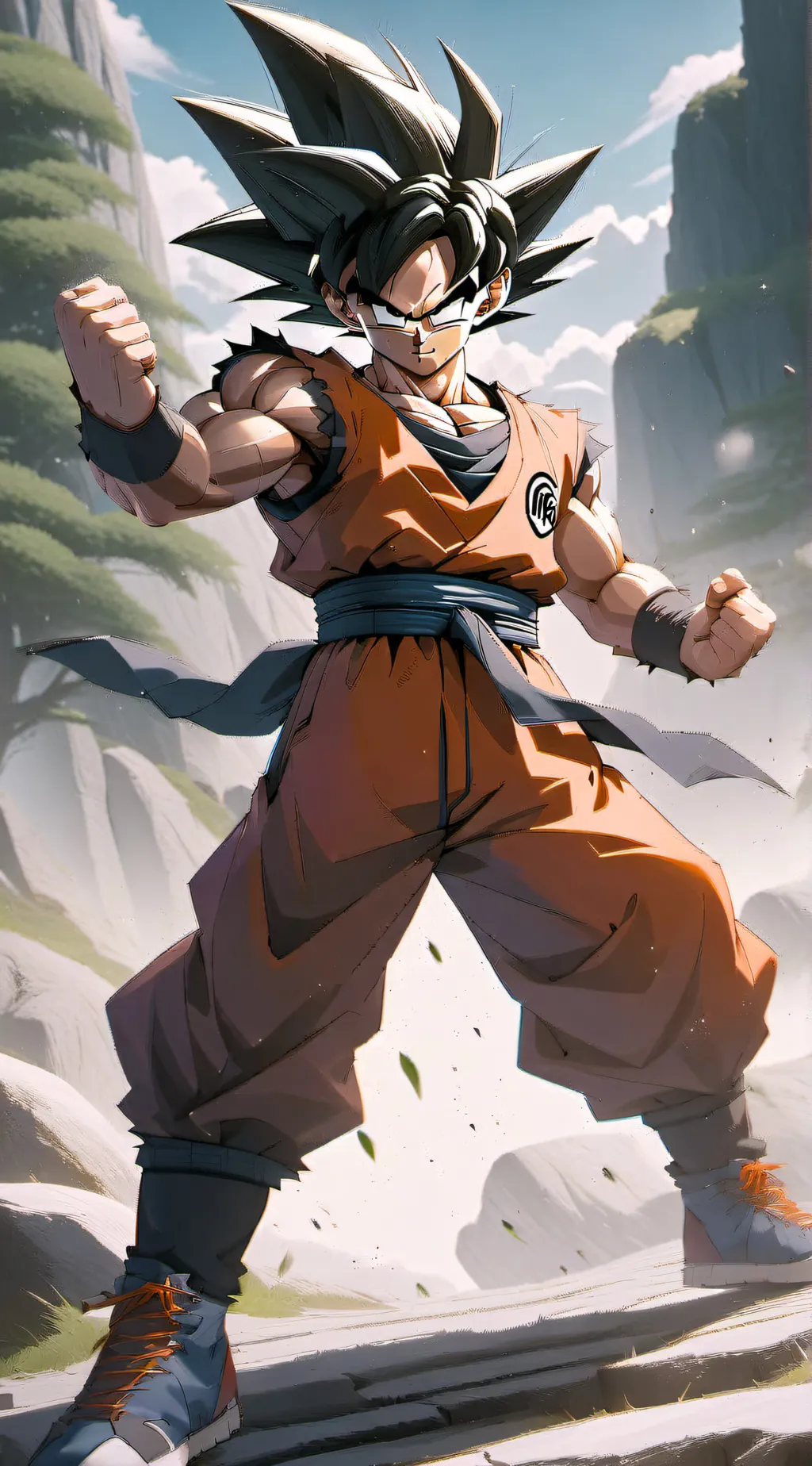 ai character: goku background
