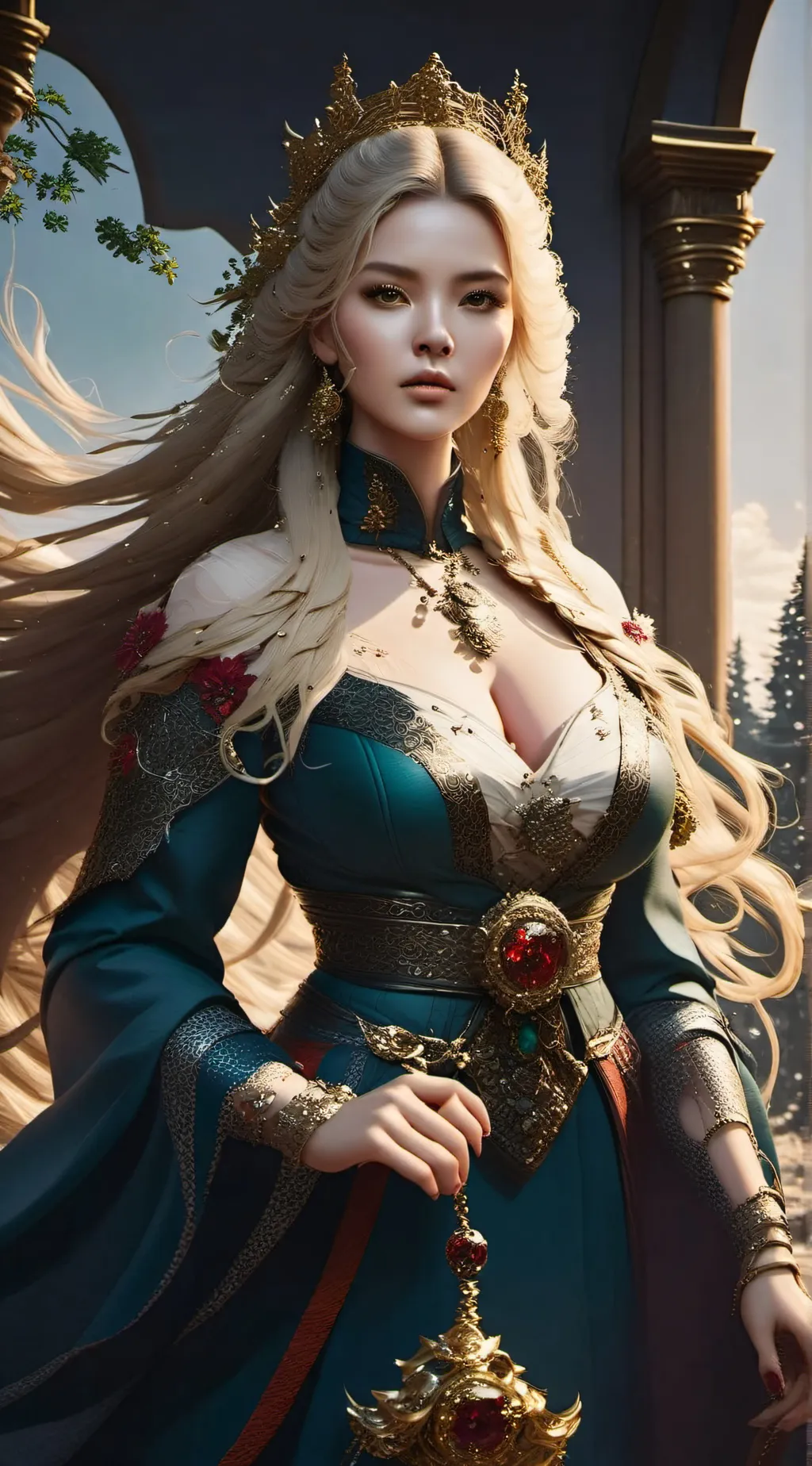 ai character: Queen Ramsey background