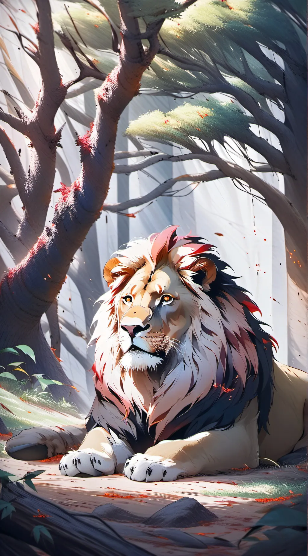 ai character: Luna background