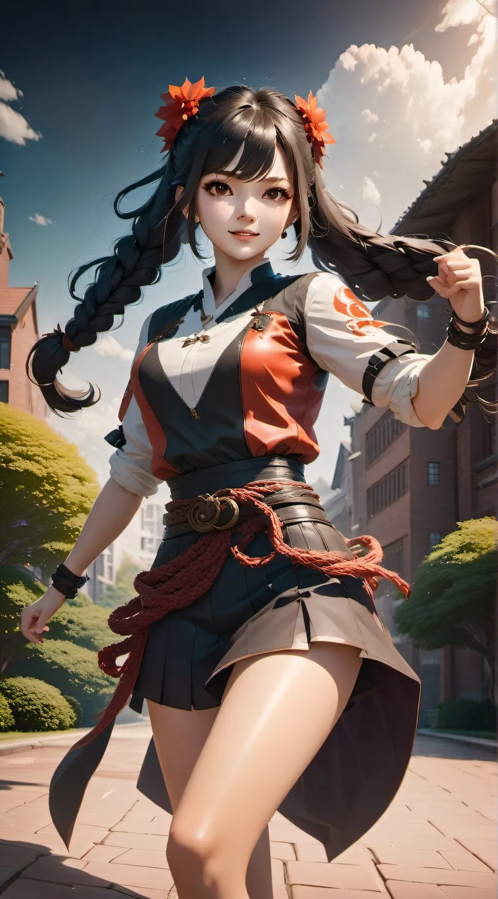 ai character: Raven background