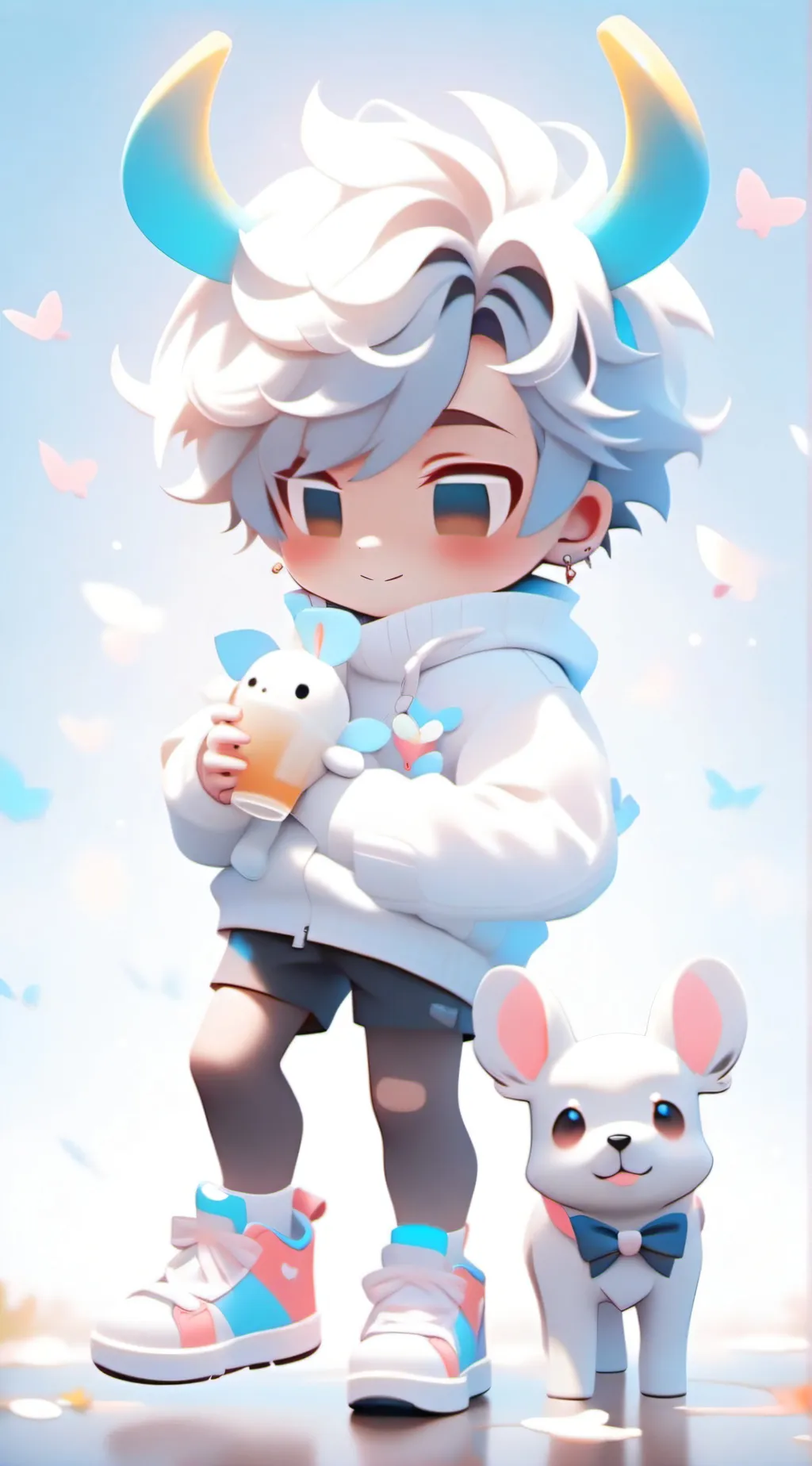 ai character: DAVIDFNF background