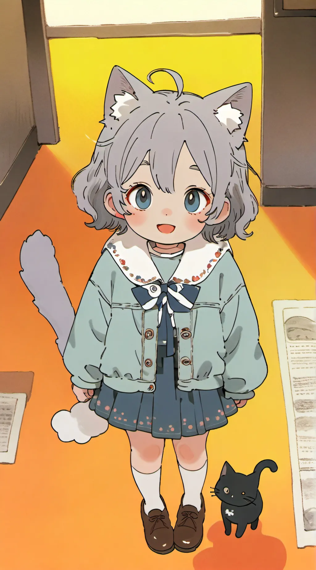 ai character: Hikari background