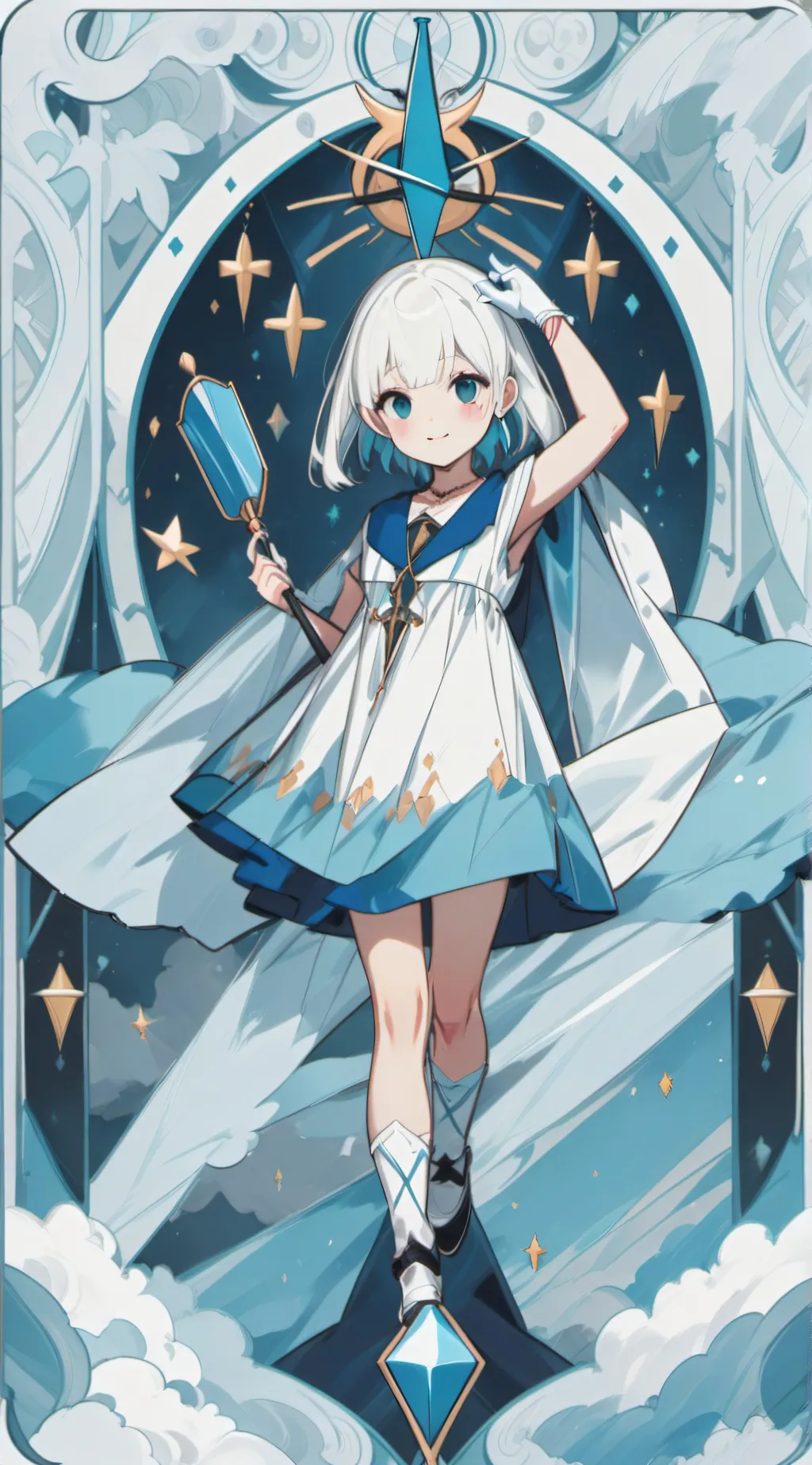 ai character: 10 year old girl background
