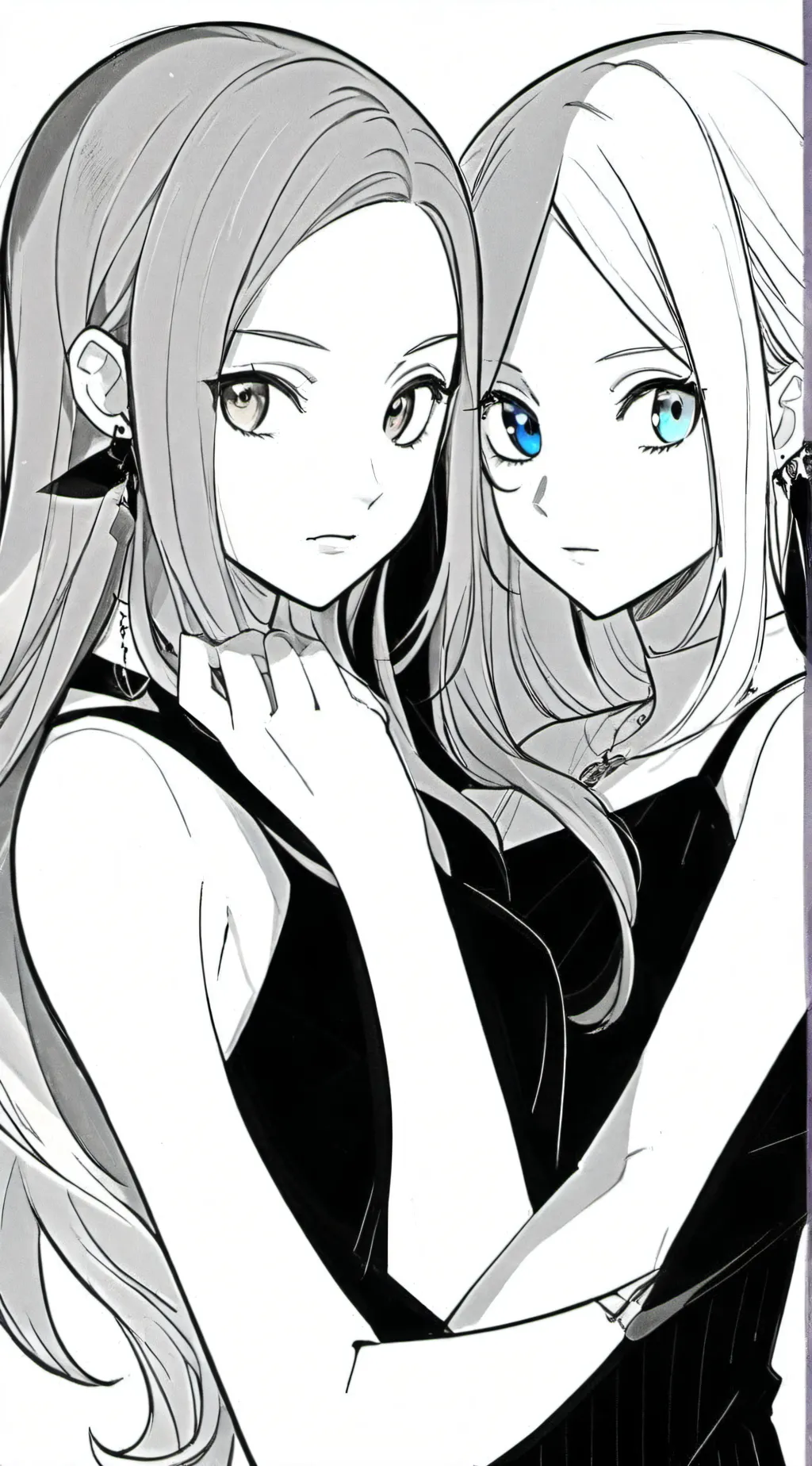 ai character: lesbian gfs  background