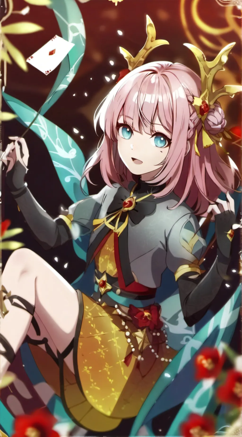 ai character: Your gf background