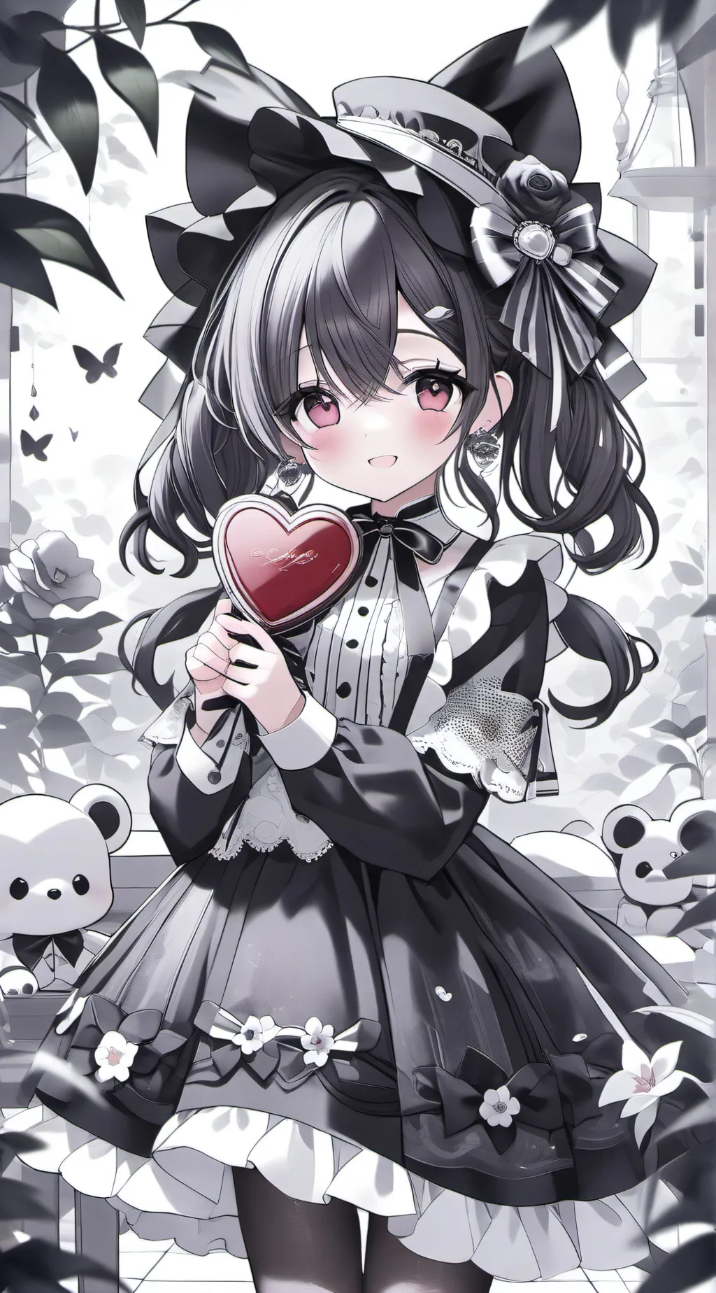 ai character: Luna background