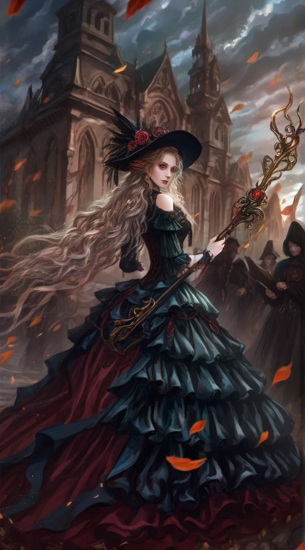 ai character: ملكه كيدارا background