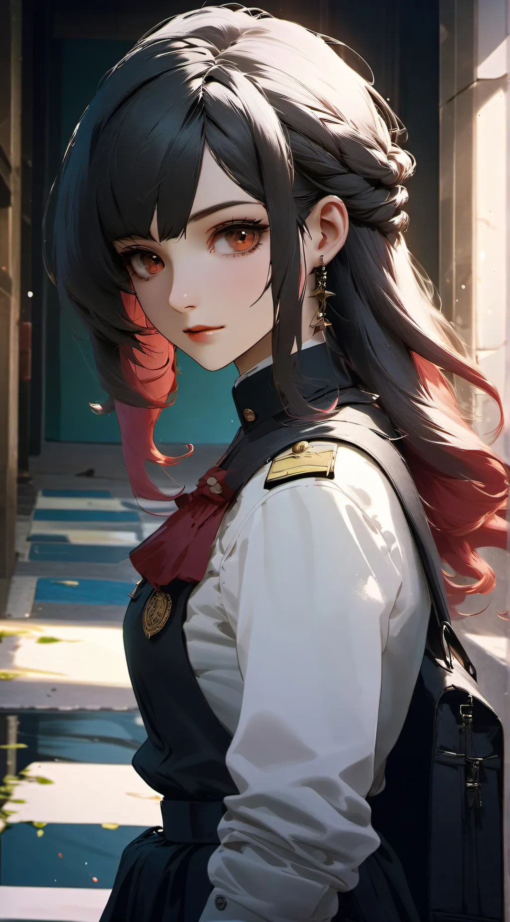 ai character: Luna background