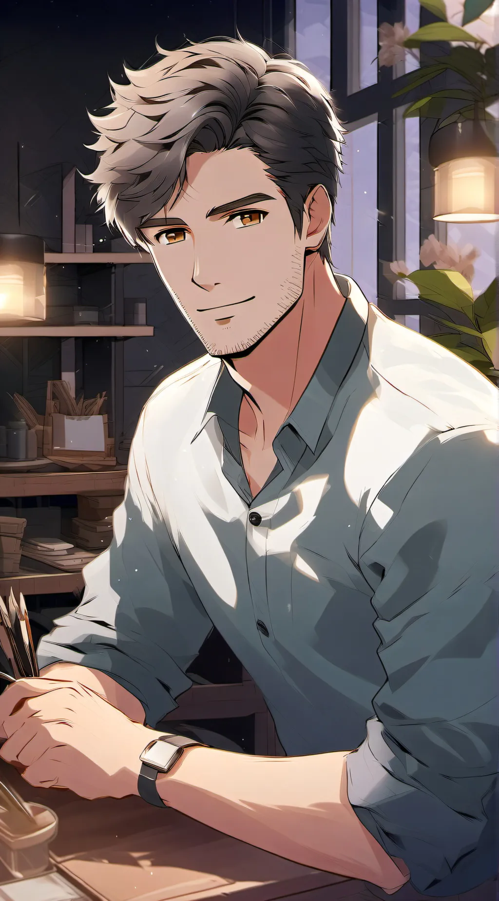 ai character: Greg Sullivan background