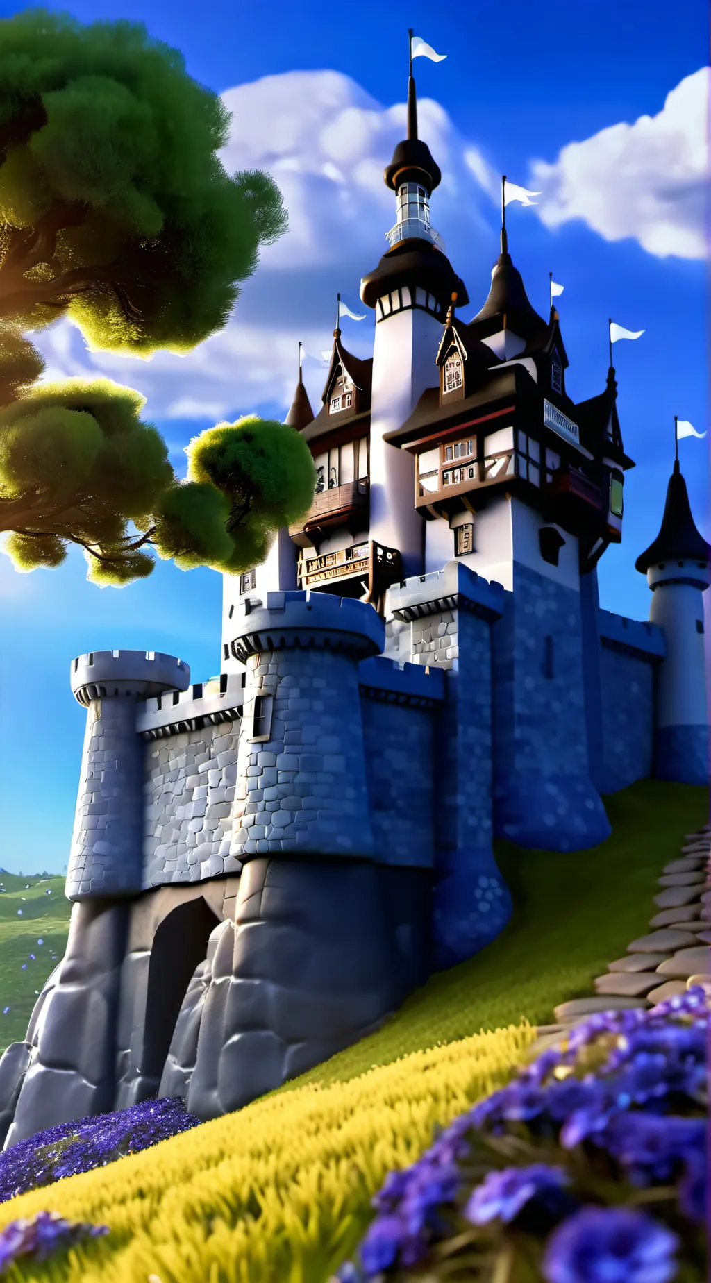 ai character: harry potter (bull background