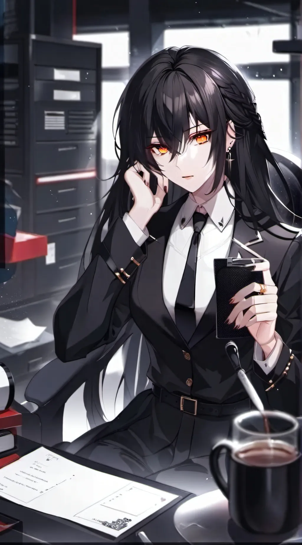 ai character: Sasha background