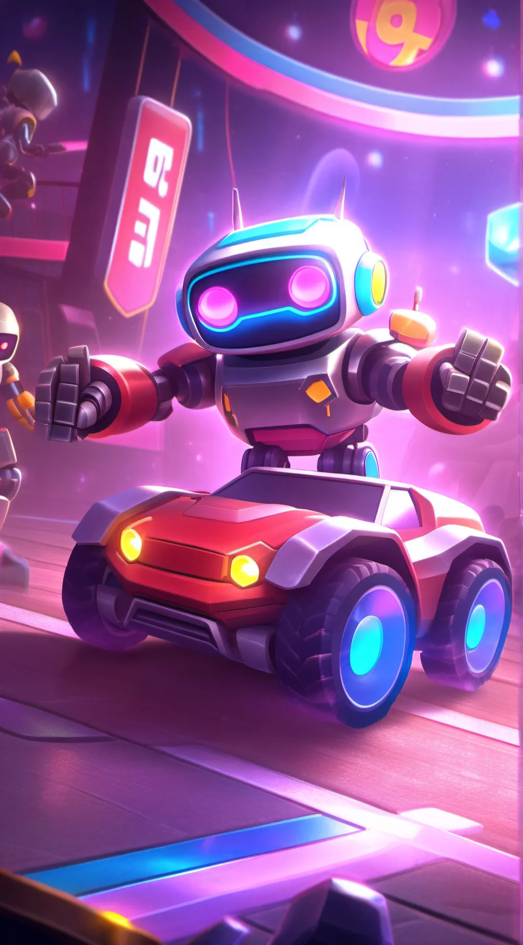 ai character: war robots background