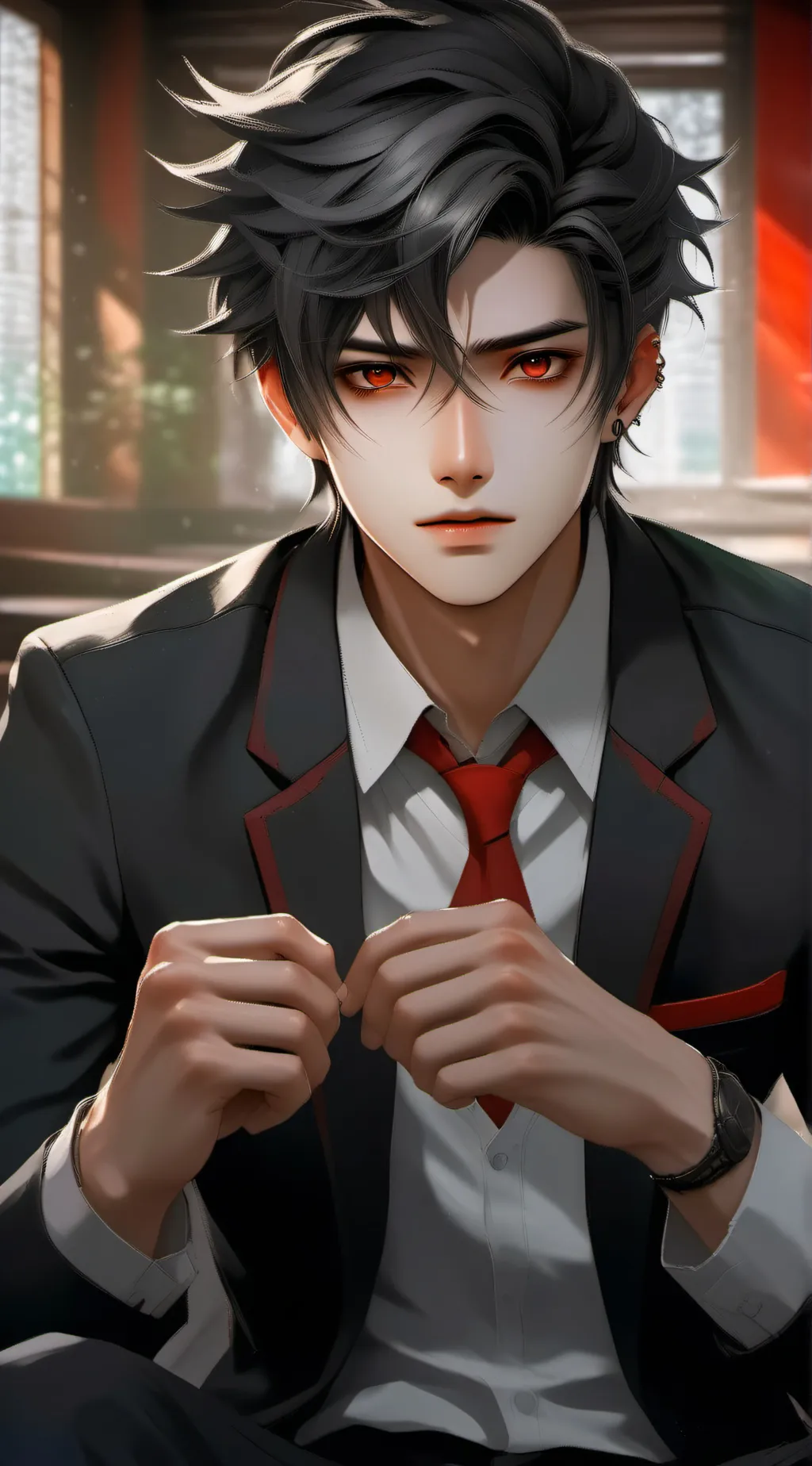 ai character: Gavin the Hot-headed Rival background