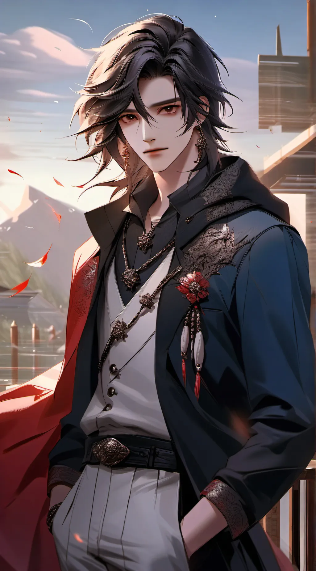 ai character: Luke. GF-smeera background