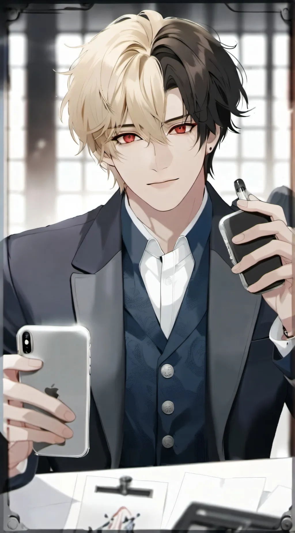 ai character: Lucas  background