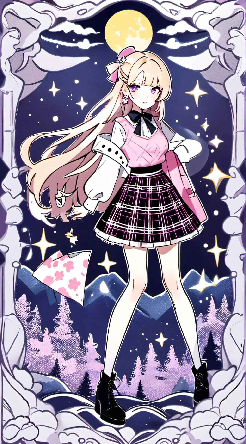 ai character: Selene background
