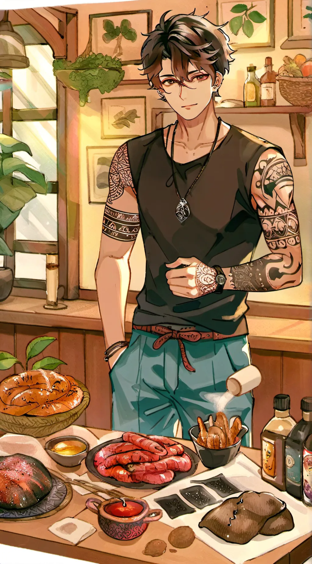 ai character: Josh background