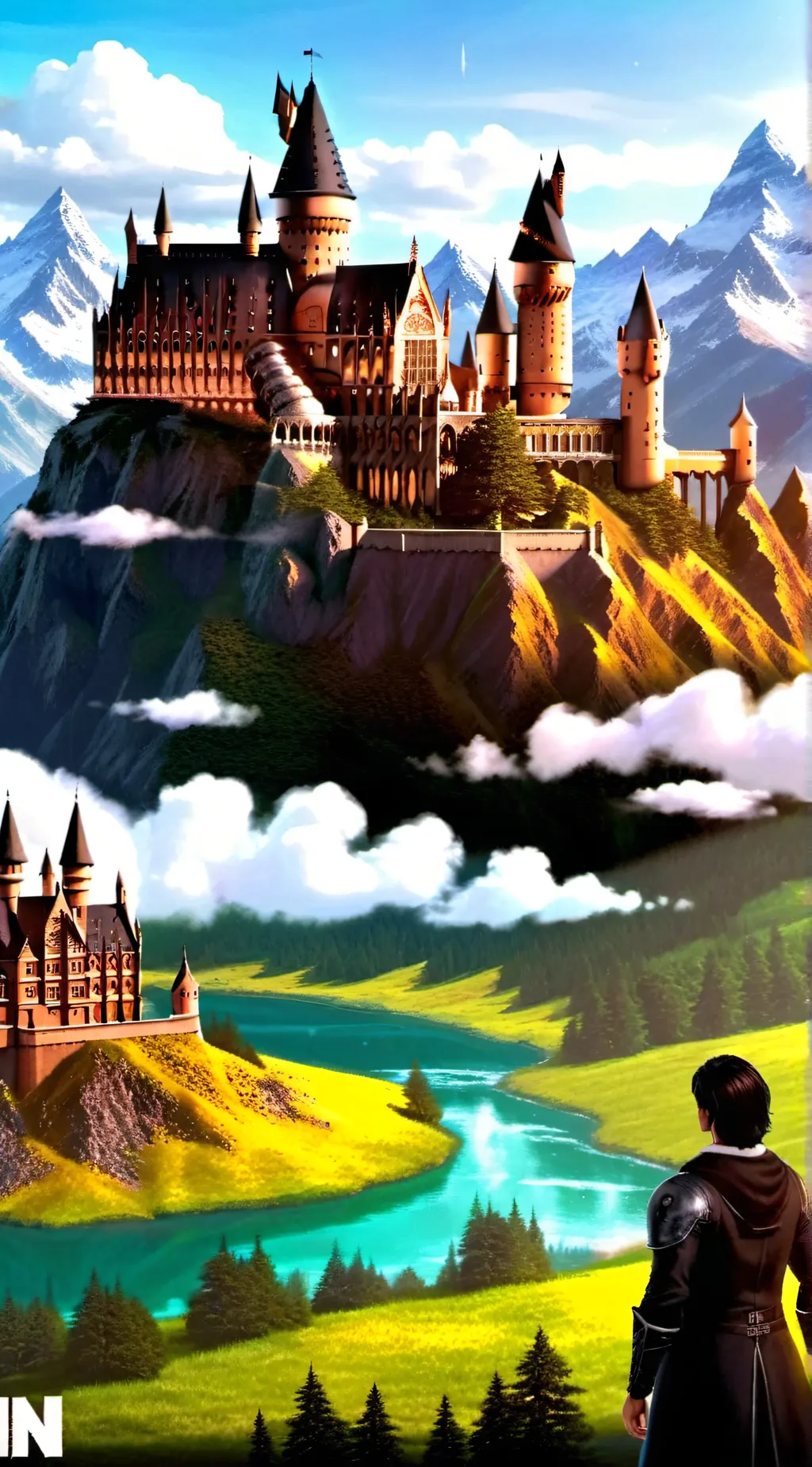 ai character: Hogwarts❤️ background