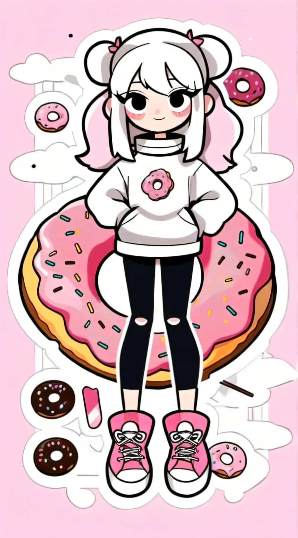 ai character: Cupcake  background