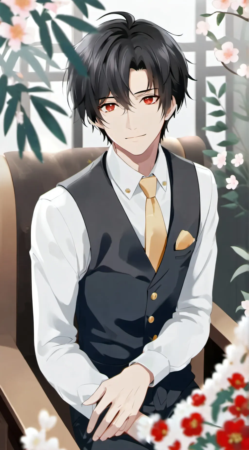 ai character: Mario background