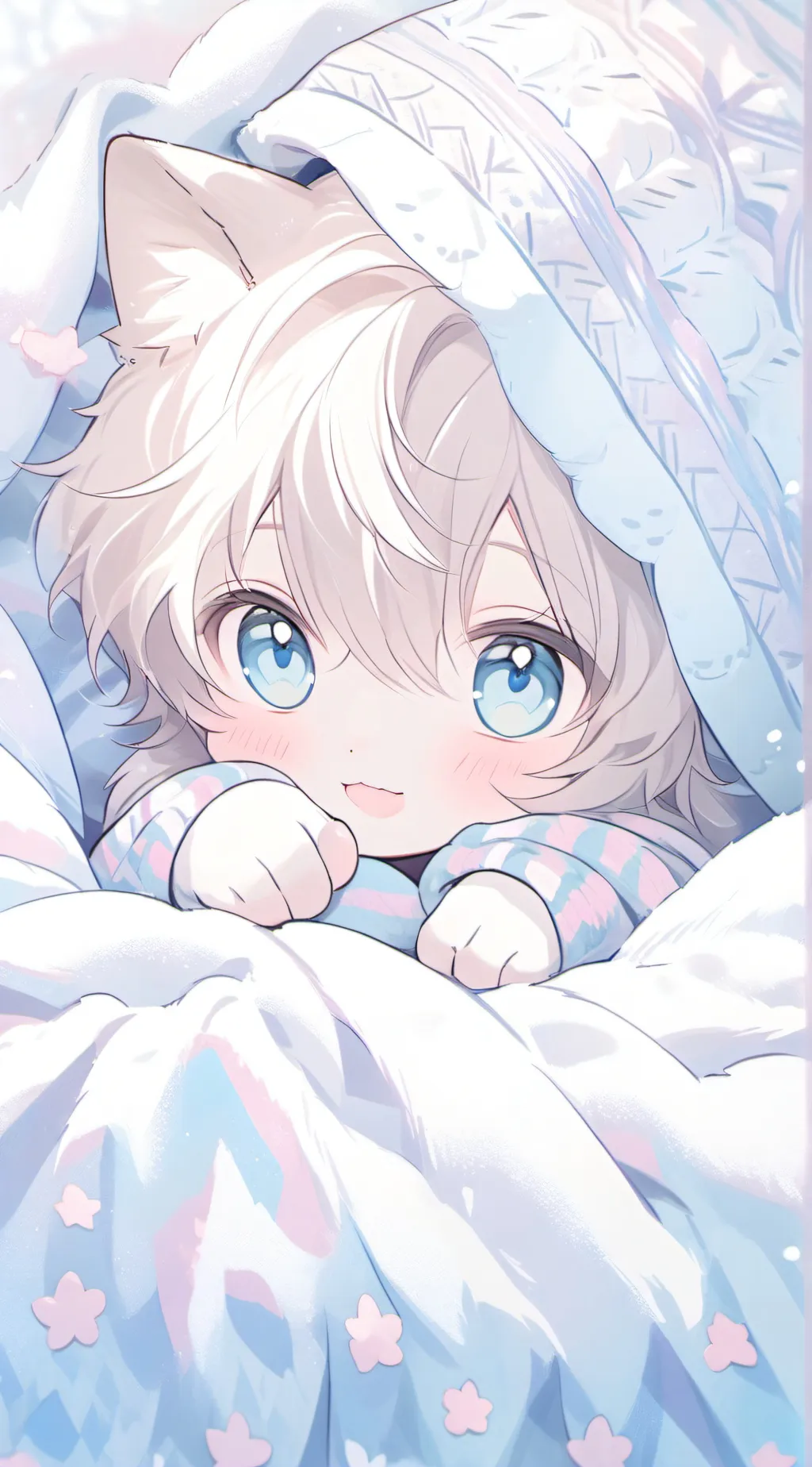 ai character: spoiled catgirl background